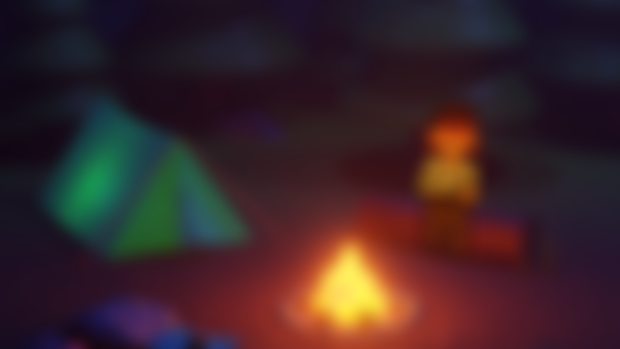 2D x 3D renders - Campsite