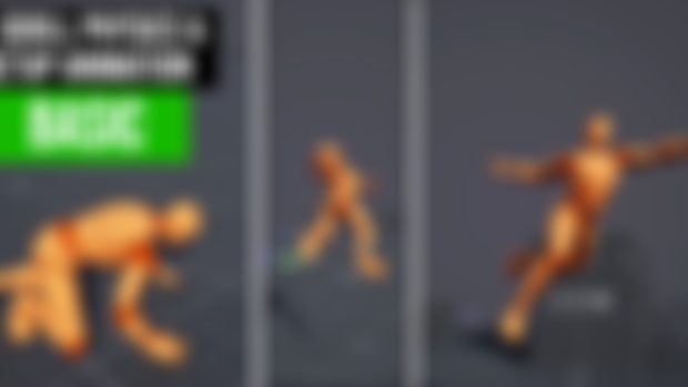 Realistic Ragdoll System with Get-Up Animations