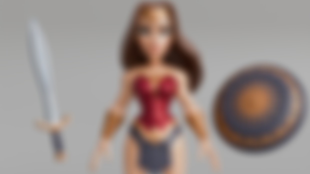 January 2025: Wonder Woman in the Style of Disney Infinity ✨⚔️