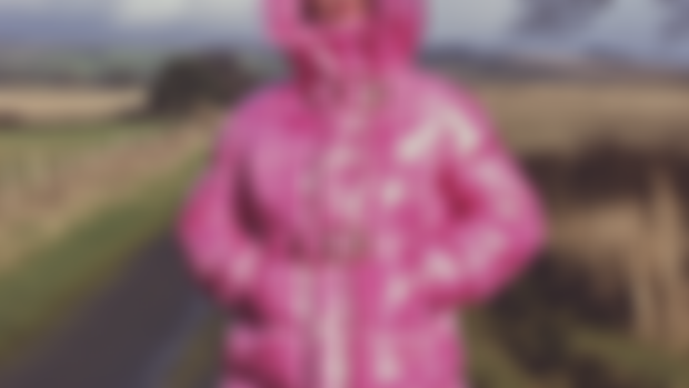 80s Pink Down Coat