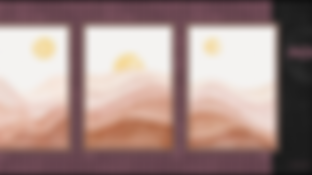 Mountain landscape wall art #1