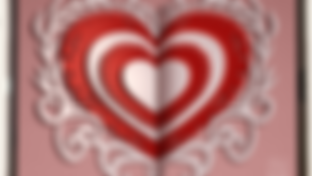 Layered Procreate file for Hearts paper cutout