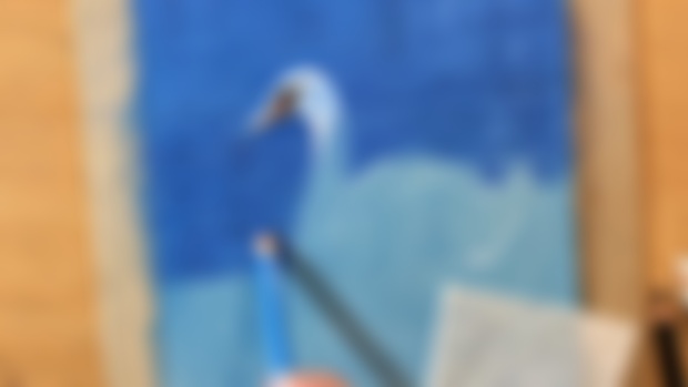 Sneak peek - Drawing a swan