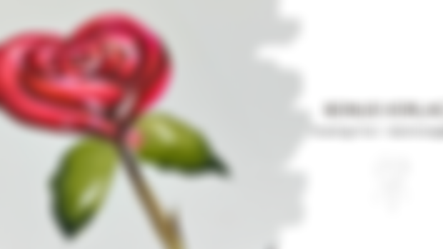 Bonus - Vorlage Valentintstagsrose