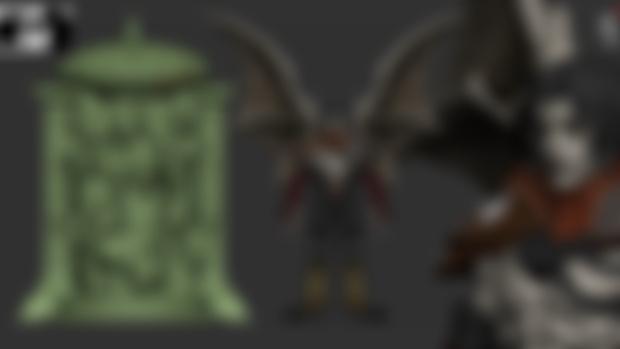 Unveiling the Shadows: WIP of My Latest Model 🧛‍♂️🩸