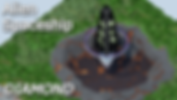 Alien Spaceship Diamond