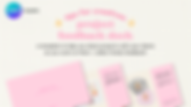 Canva Template ✏️ Freelance Project 'Feedback Deck'