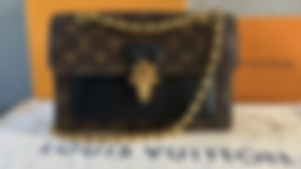 New Arrival! Noir Monogram Victoire Chain Crossbody!