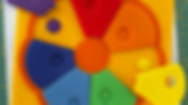 Rainbow Flower Puzzle in PDF, FCM, SVG 🌈✨