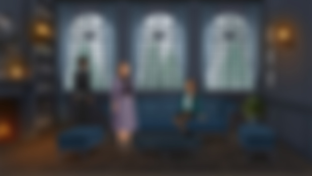 Dark Academia Living Room Background 😊