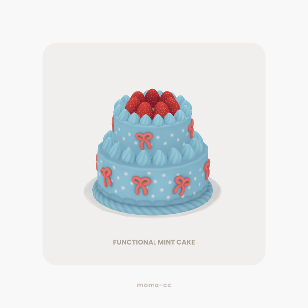 MOMO-CC ♥ FUNCTIONAL CAKE OVERRIDE | Patreon