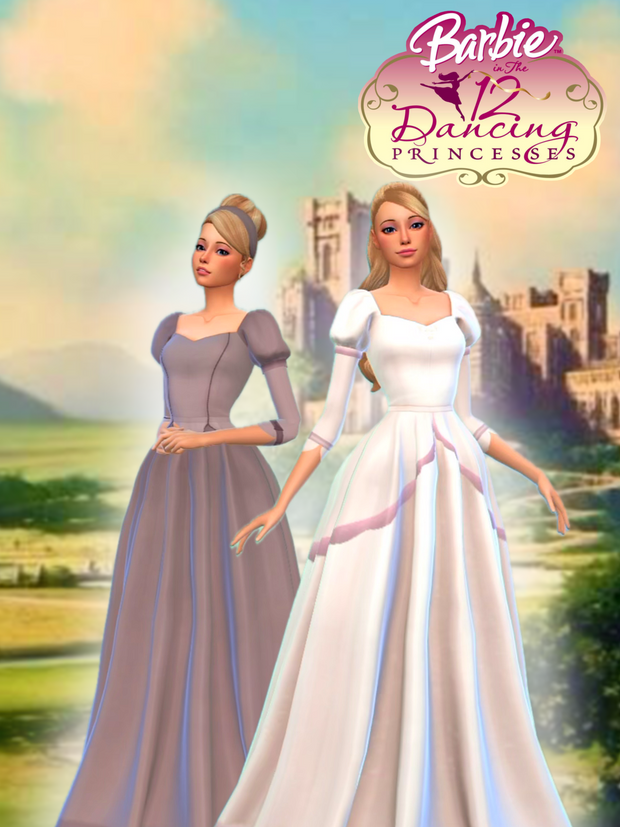 barbie 12 dancing princesses dress Princess Genevieve Costume from Barbie: 12 Dancing Princesses
