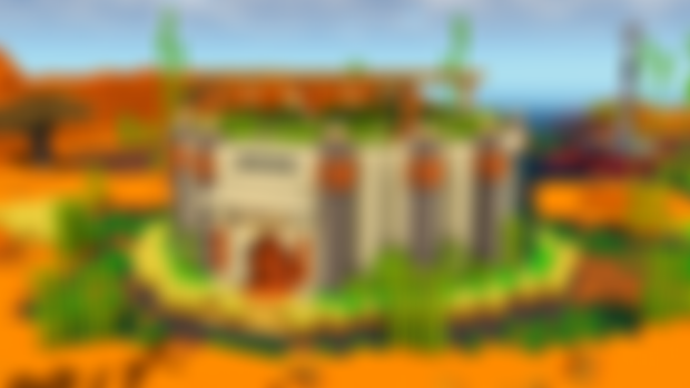 [World Download + Schematic] - Desert Oasis House