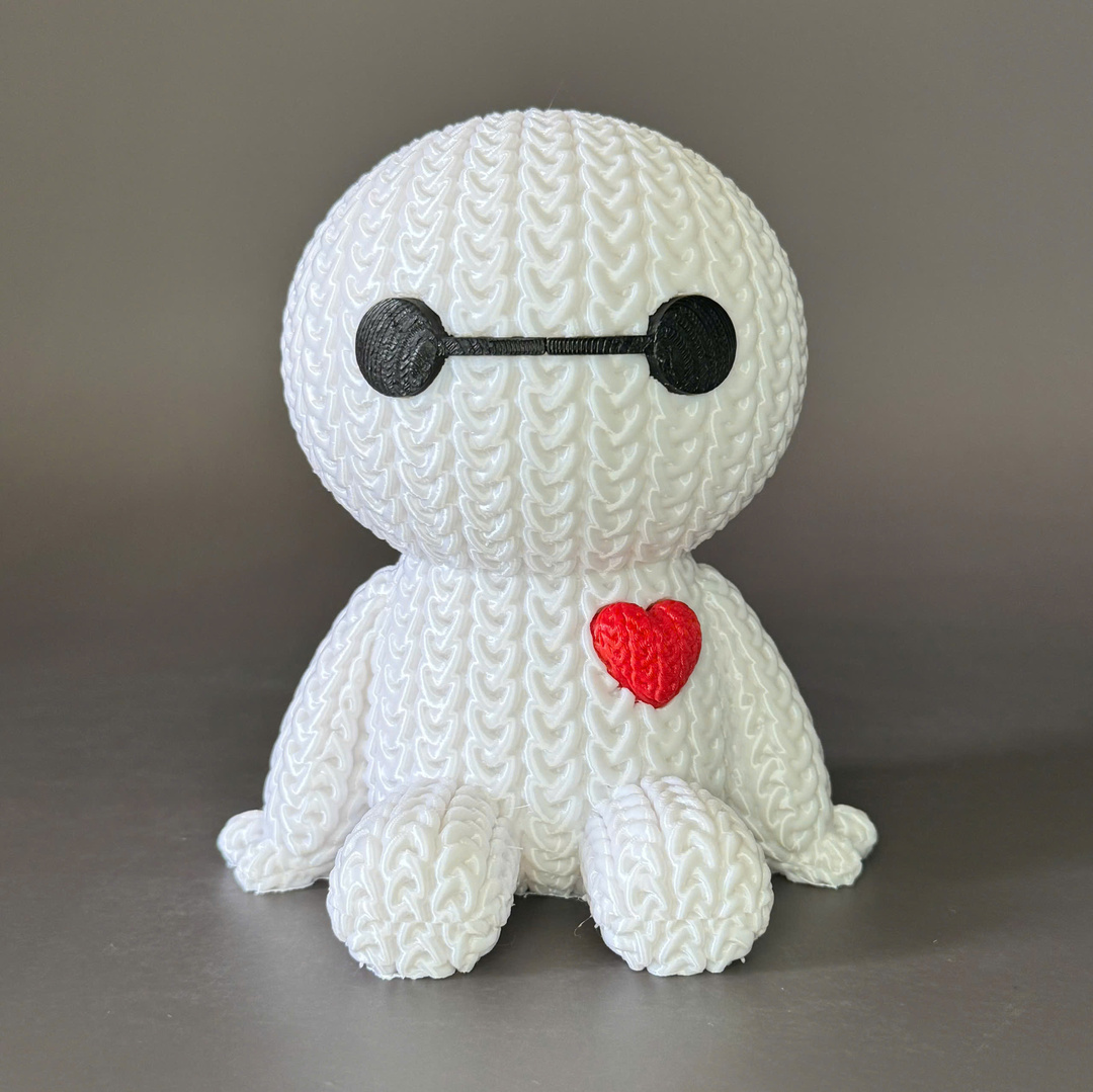 Baymax Crochet - Knitted - Multiparts