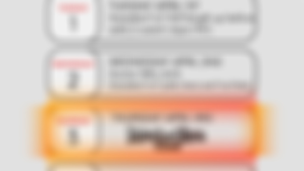 Schedule for next week 3/31-4/5 and a new merch drop