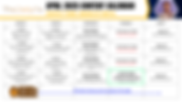 April Content Calendar Has Arrived!