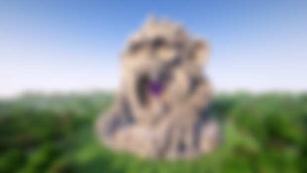 Minecraft Monkey Head Nether Portal Statue, God Level
