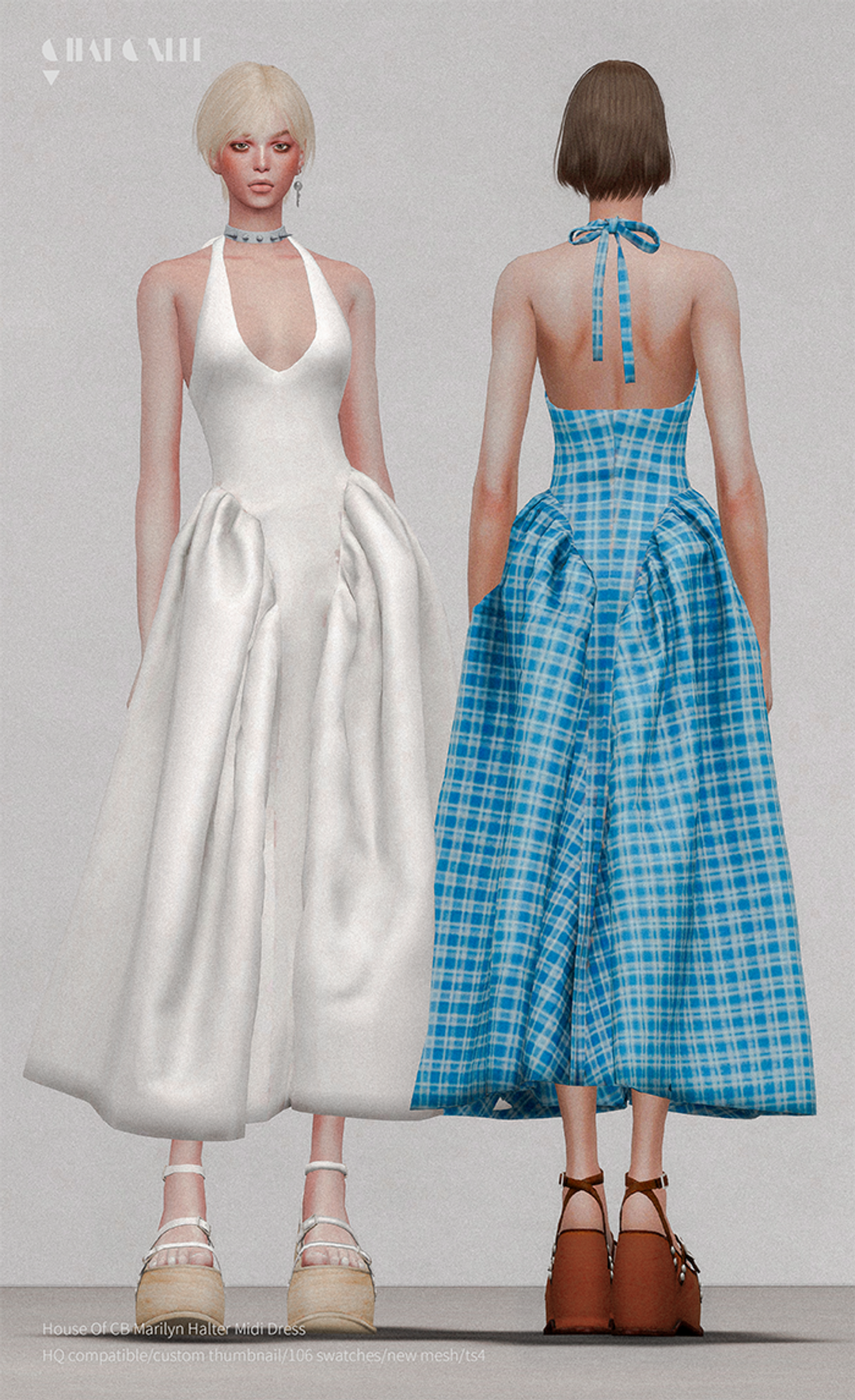 House Of CB Marilyn Halter Midi Dress | Patreon