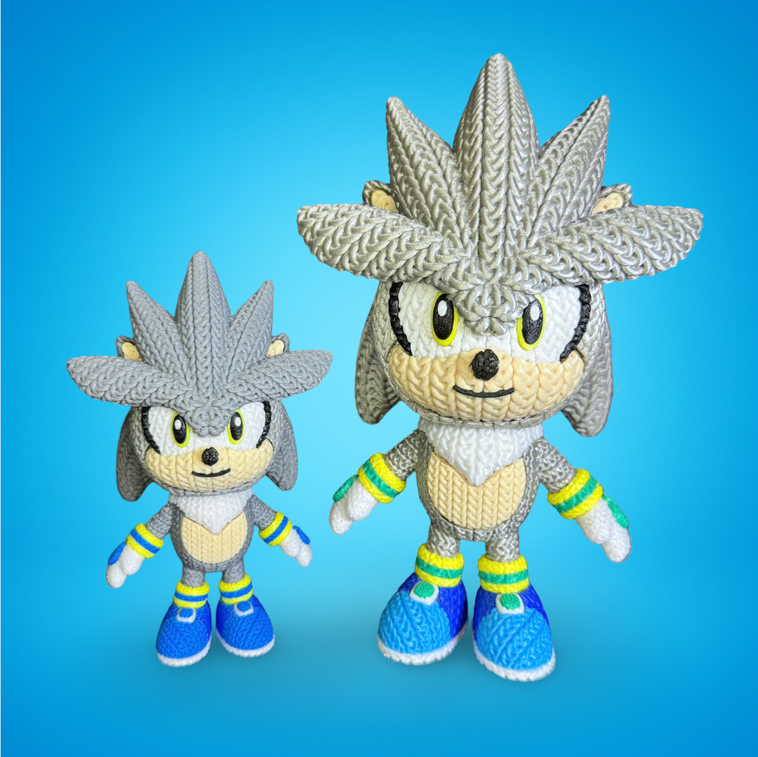 Silver the Hedgehog Crochet - Knitted - Multiparts