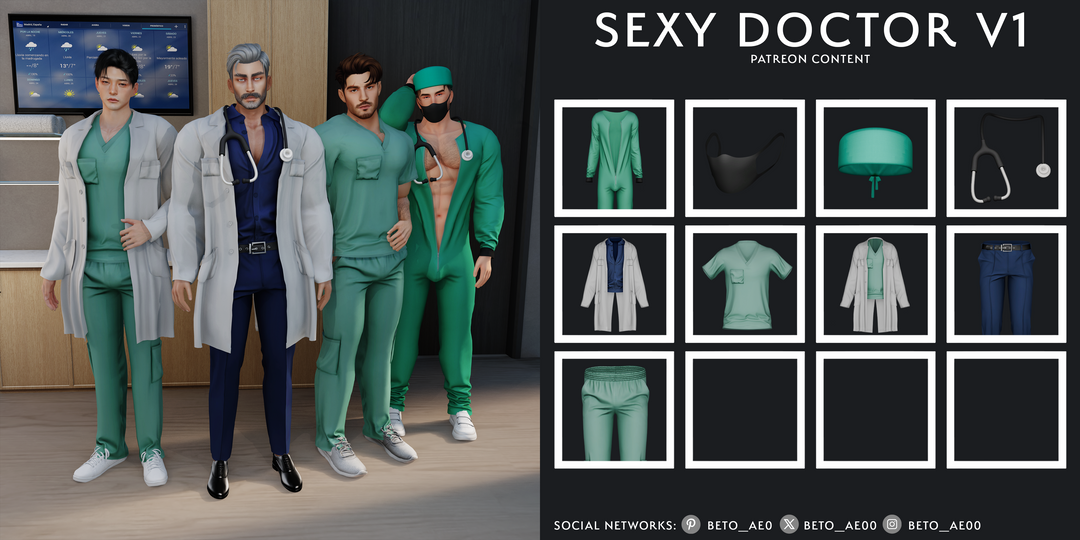 Sexy Doctor - Set V1 | Patreon