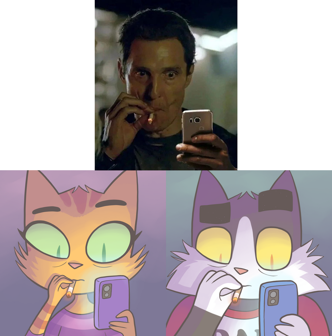 matthew mcconaughey cigarette meme Matthew McConaughey Smoking