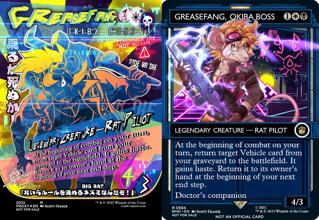 MTG Proxy cards - Greasefang, Okiba Boss | Patreon