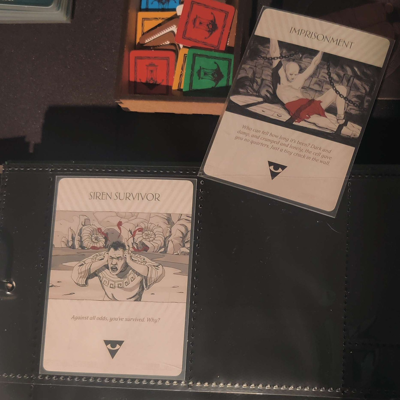 aeon trespass odyssey card sleeves Aeon Trespass: Odyssey | Insert | Odyssey Expansion Organizer main image 1