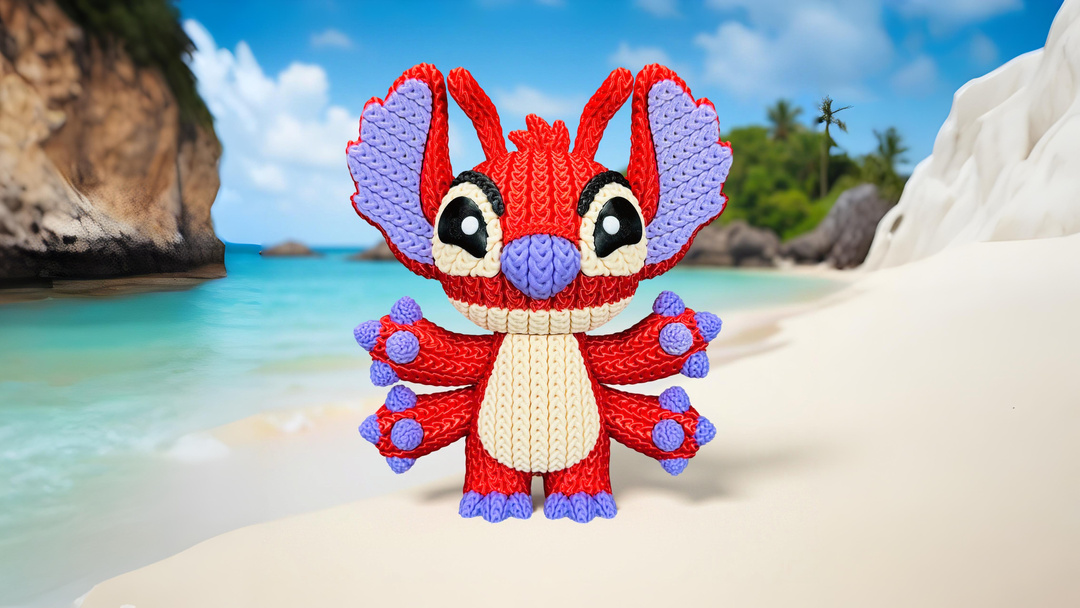 Leroy - Red Stitch - Knitted - Crochet - Multipart