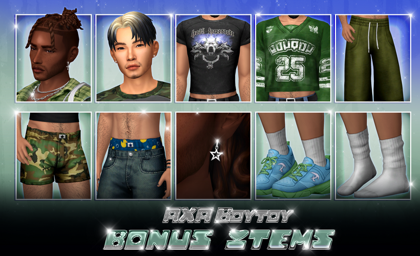AxA Boytoy | 50+ Male CAS Items | Patreon