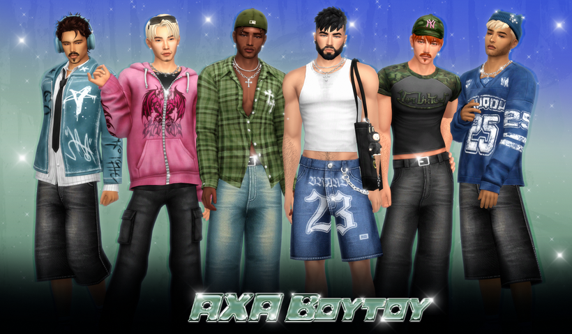 AxA Boytoy | 50+ Male CAS Items | Patreon