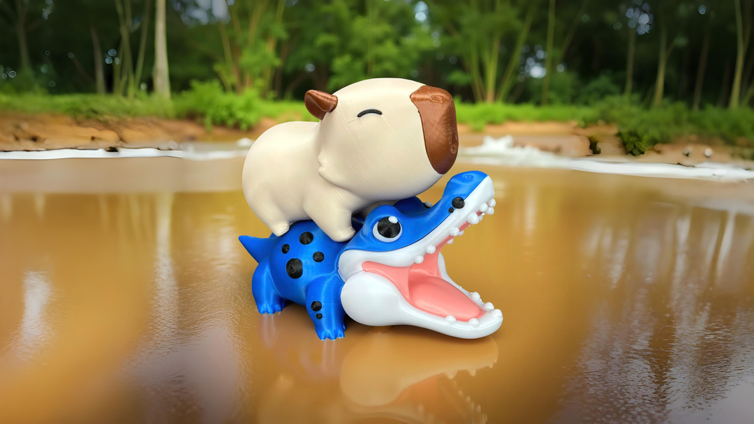 Capybara Crocodile - Multipart