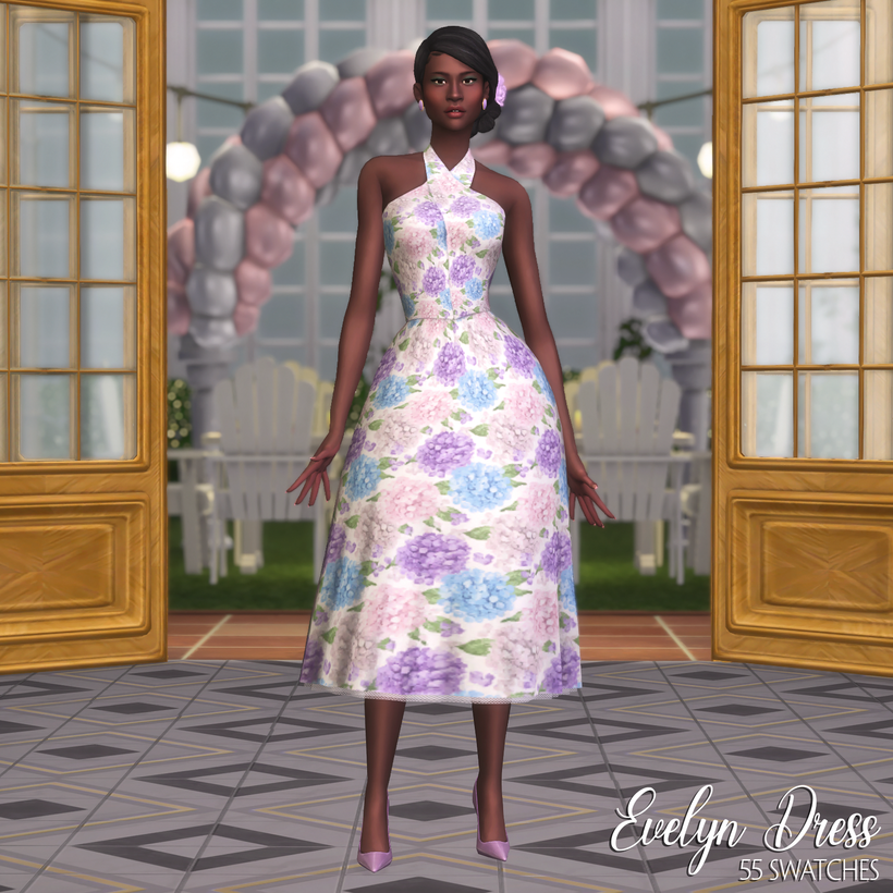pink ruffle halter dress Tiered Rose Bud Halter Dress