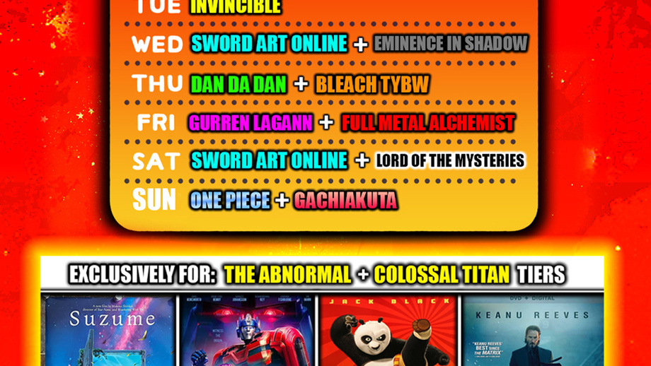 🔥THE JULY PATREON SCHEDULE🔥