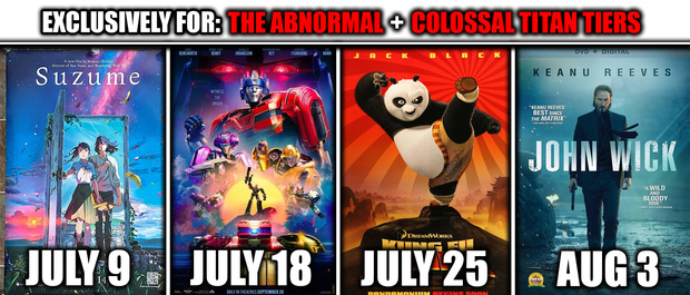 🔥MOVIES FOR JULY 2025🔥