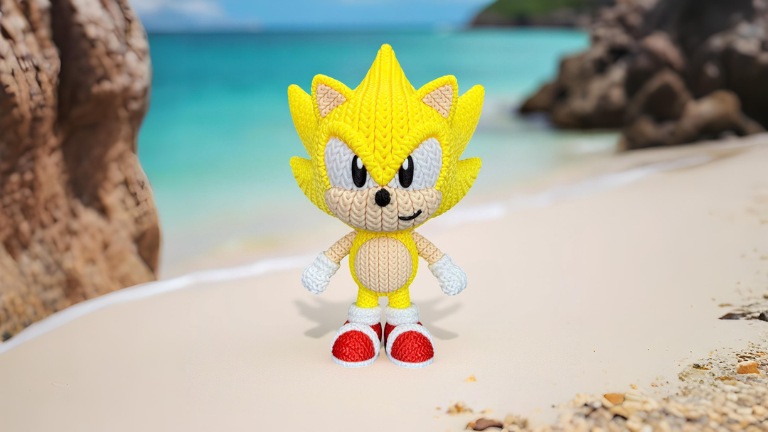 [Multipart Update] Super Sonic - Knitted - Crochet