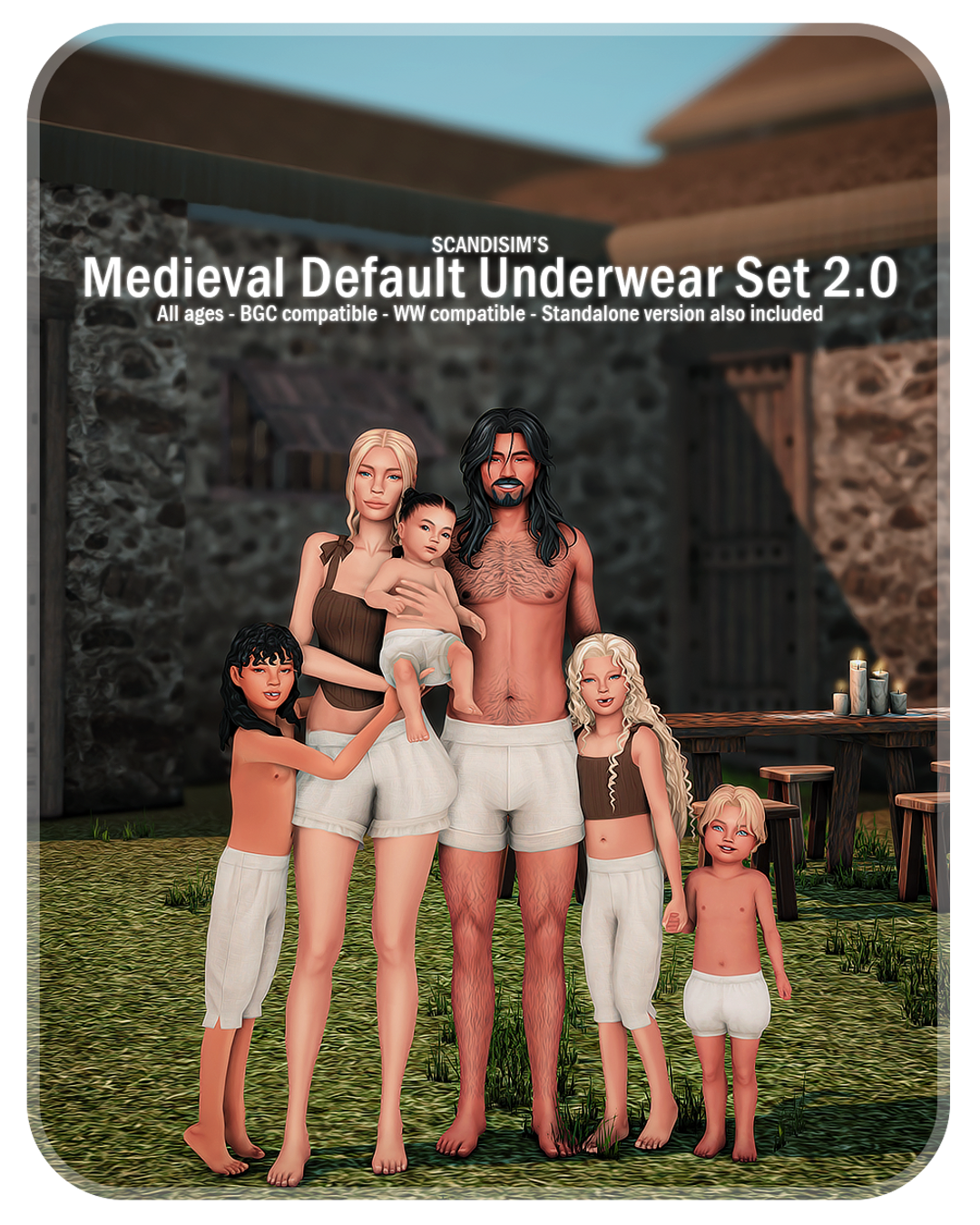 Medieval Default Underwear Set 2.0 | Patreon