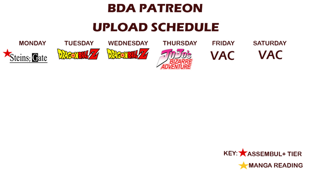 Weekly Schedule