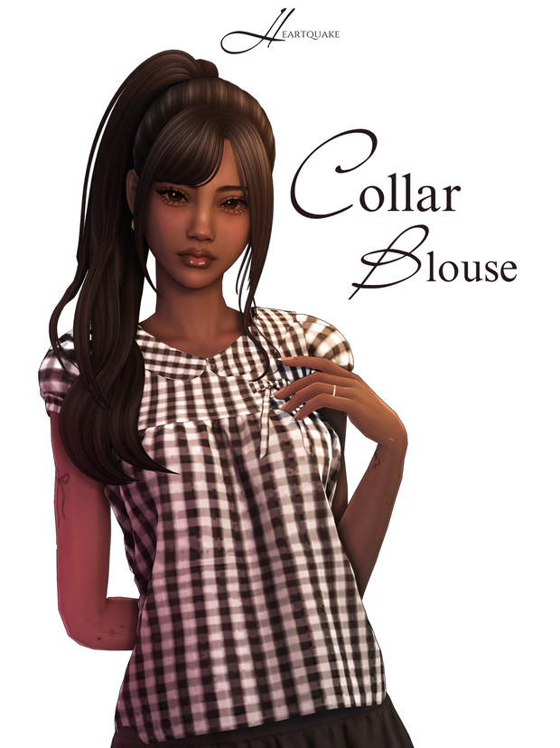 heartquake ♡ | collar blouse | Patreon heartquake ♡ | collar blouse | Patreon