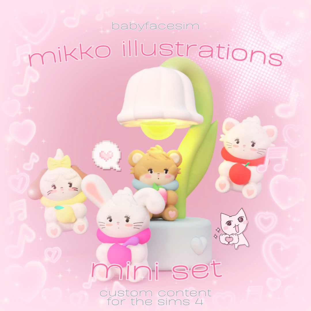 ⋆˚࿔ MIKKO ILLUSTRATIONS SET ૮ • ﻌ - ა | Patreon