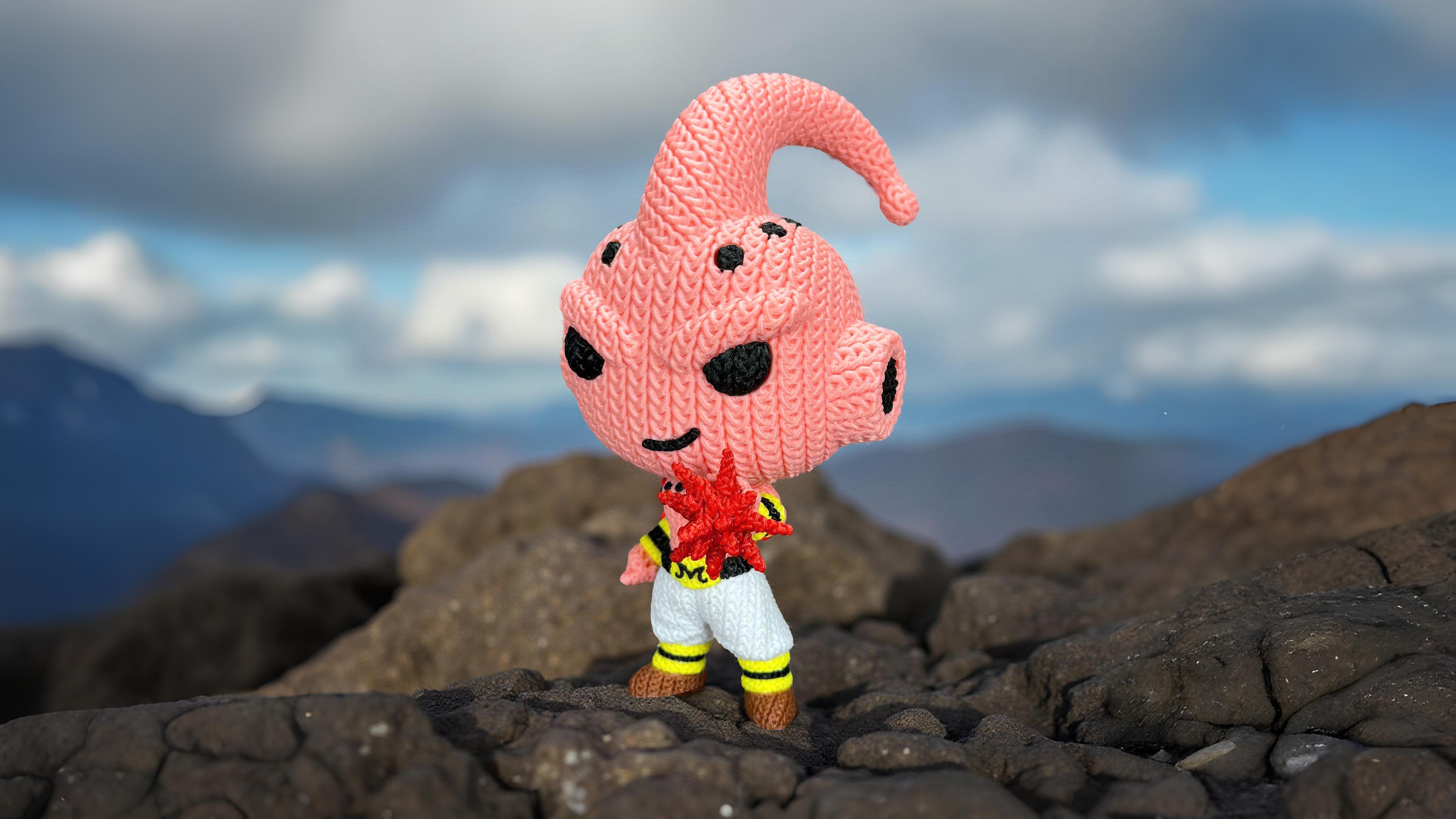 Kid Buu - Knitted - Crochet - Multipart