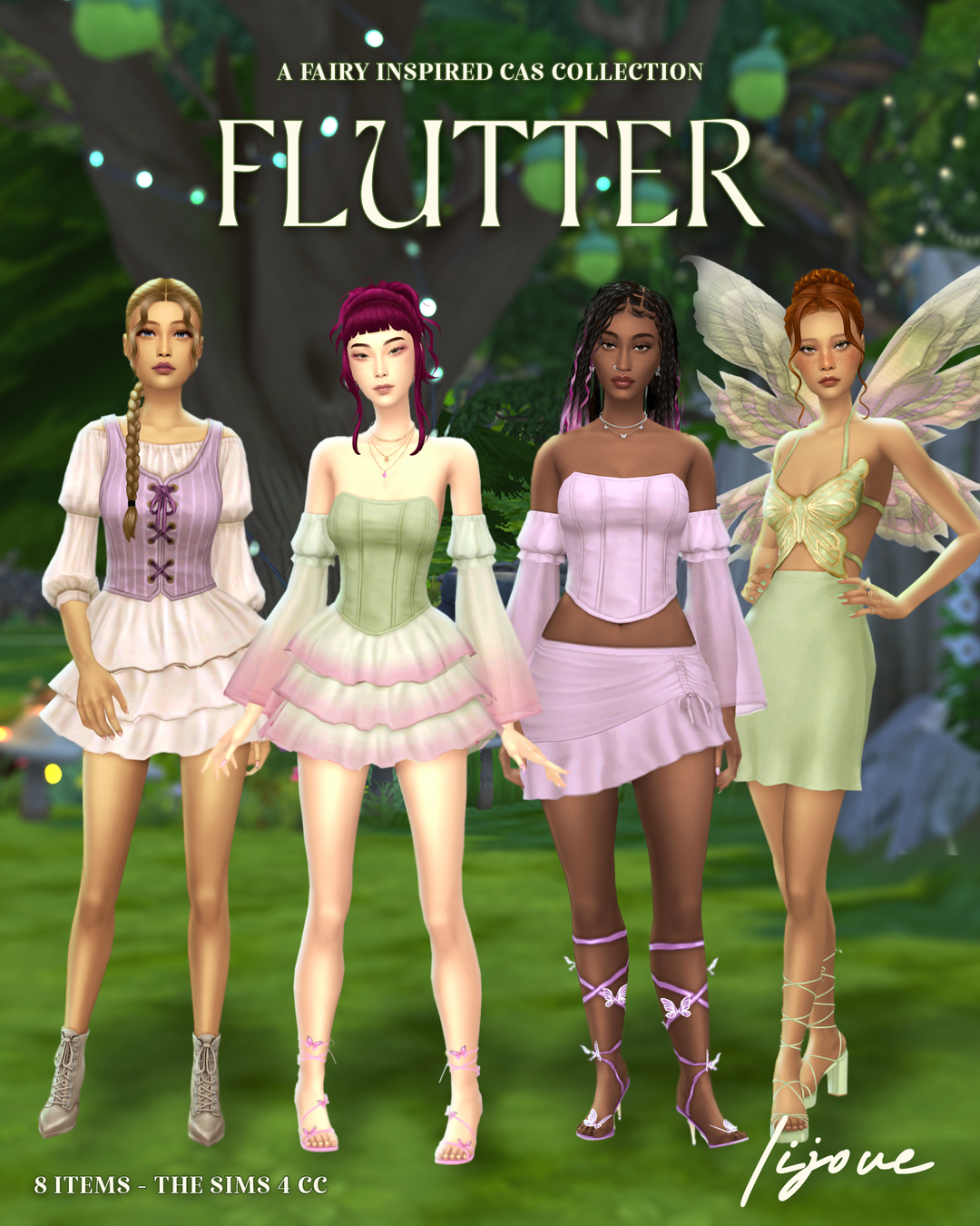 sims 4 fairy dress cc Enchanted Sims 4 Fairy CC: Wings, Clothing, Mods & More