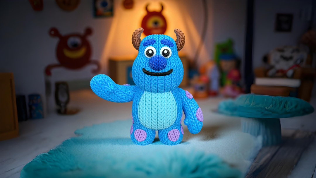 Sulley - Knitted - Crochet - Multipart