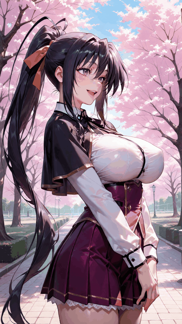 Preview] Himejima Akeno | Patreon, image size:720x1280