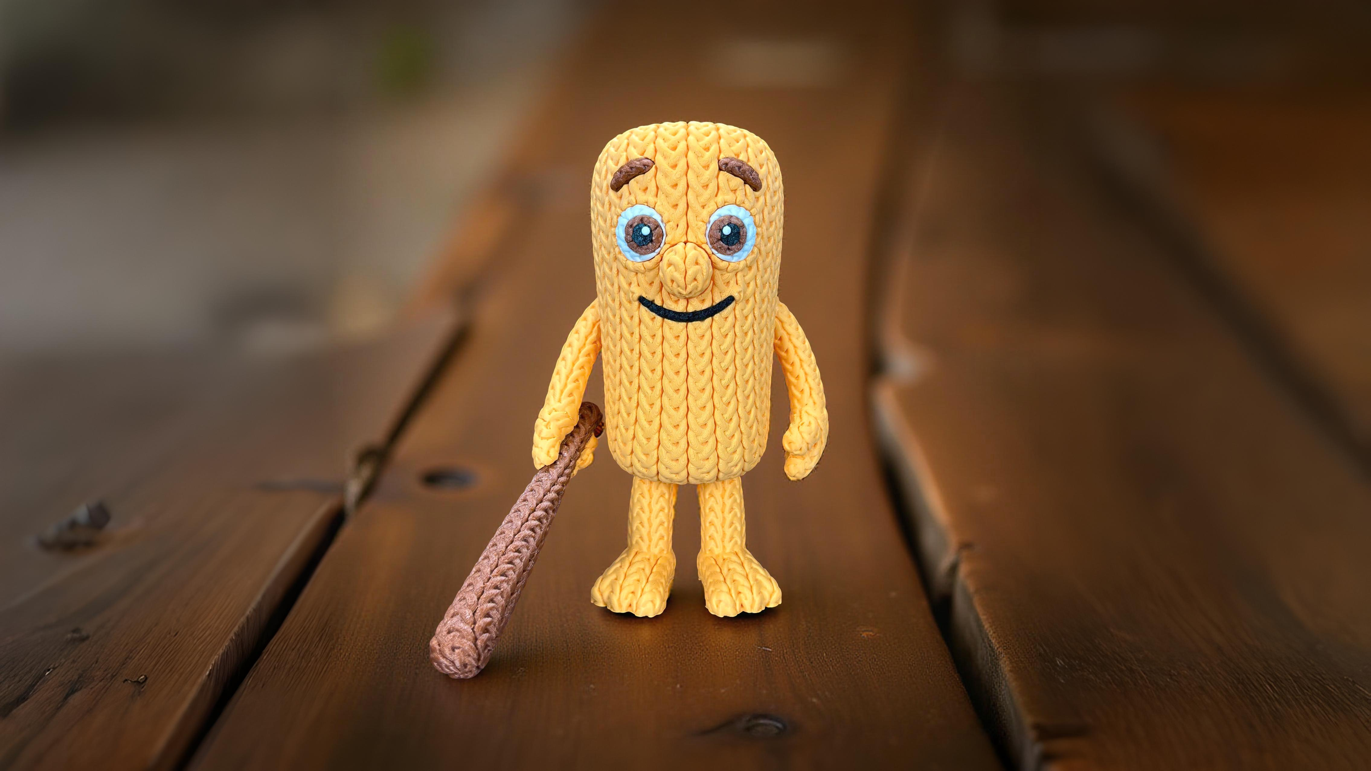 Tung Tung Tung Sahur - Knitted - Crochet - Multipart