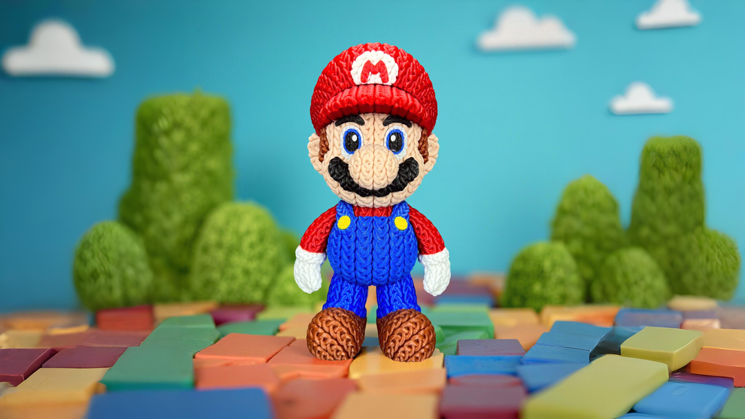 Mario - Knitted - Crochet - Multipart
