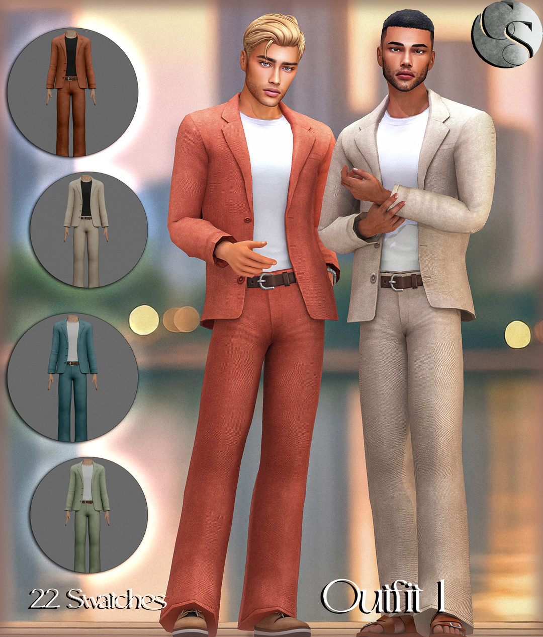 sims 4 male sexy clothes Stylish beautiful fashion sexy woman in casual clothes with a black leather  jacket leather tights and boots sits and poses on the floor in the studio main image 0