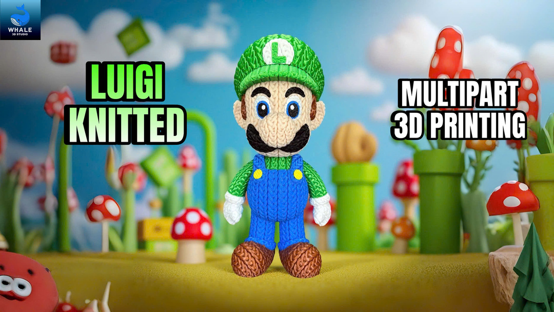 Luigi - Knitted - Crochet - Multipart