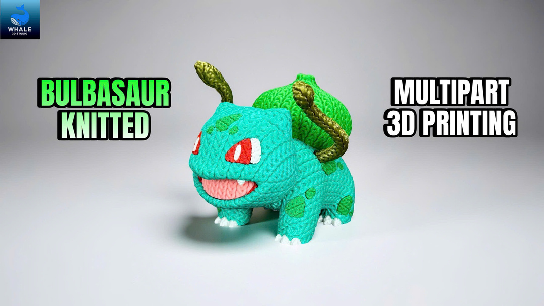 Bulbasaur - Knitted - Crochet - Multipart