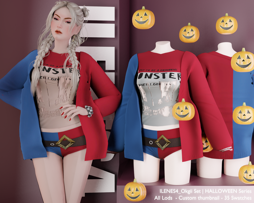 More information about "ILENE_E Okgi Halloween Set"