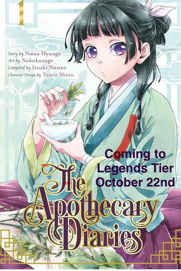 ANNOUNCEMENT! After DN & CM are over, we will be replacing them with The Apothecary Diaries (October 22) &  Spy Family (October 25) (poll winner) 